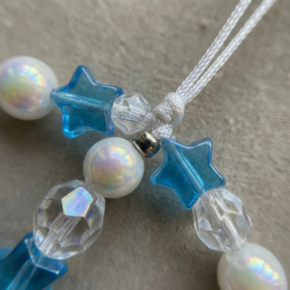 Ocean Breeze: Handmade Beaded Phone Charm